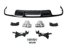 CLS63 Optik Diffusor + Auspuff Silber für Mercedes CLS W218 C218 cls350 2011-2017