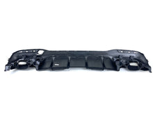 Heck Diffusor + Auspuffblenden Schwarz für Mercedes GLS X166 AMG Line 2015-2019