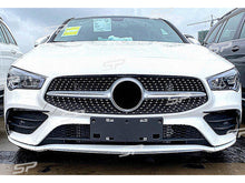 Flaps Vorne Stoß. Aero Flics Flossen Schwarz für Mercedes CLA C118 X118 AMG Line ab 2019