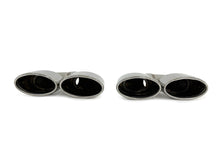 Chrom Doppel-Auspuff Auspuffblenden Auspuff Endrohr für Mercedes Benz W221 W211W204 C218 R171 et248
