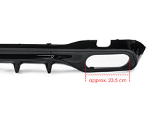 Heckdiffusor Diffusor Auspuff Schwarz für Mercedes W206 S206 C43 AMG Line 2022+