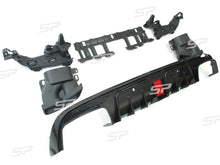 Brabus Optik Heckdiffusor + Auspuffblenden Carbon Fiber für Mercedes Benz C Klasse W205 Diffusor S205 AMG Line 2013 - 2019 BENZIN di12