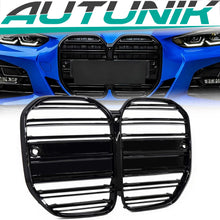 Doppelsteg Kühlergrill Grill Frontgrill Schwarz für BMW 4er G22 G23 OHNE ACC ab 2020