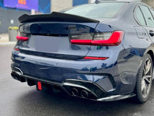 Zu 60-63mm Endrohre Auspuffblenden Schwarz Glanz für BMW G42 G20 G21 G22 G23 G26