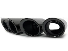 Sport Auspuff Auspuffblenden Endrohre Schwarz GTS Optik für Porsche Panamera 2018 2019 2020 2021 2022 Benzin et158