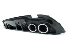 Schwarz Heckdiffusor Chrom Endrohre für Mercedes C Kl. W205 S205 C43 AMG line OHNE ABE 2014-2023