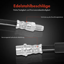 2x Bremsschlauch Bremsschläuche Hinterachse für Saab 9-5 YS3E 2.0 T 2.3 Kombi