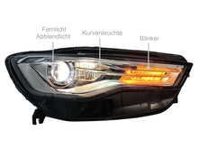 Rechts Beifahrerseite Xenon Scheinwerfer + Leuchtmittel für Audi A6 4G C7 15-18