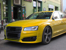 Schwarz Gitter Lüftungsgitter Blenden Grill für Audi A8 S8 D4 4H S-Line 13-17 MOPF mit ACC