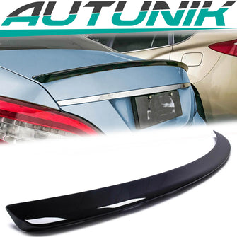 Schwarz Glanz Heckspoiler Spoilerlippe Spoiler für Mercedes Benz CLS W218 C218 11-18 sp93