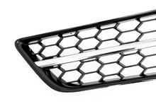 Waben Gitter Lüftungsgitter Stoßstange Grill Schwarz Chrom für Audi A3 8P 08-12