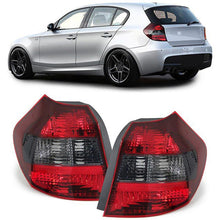 Paar Rückleuchten mit E-Prüfzeichen Rot Schwarz Smoke Passend für 1er BMW E81 E87 04-07
