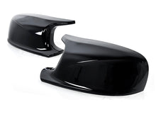 Glanz Schwarz Spiegelkappen Gehäuse Paar Für BMW X1 E84 09-12 X3 F25 2010-2014 Pre-LCI