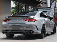 Schwarz Glanz Heckdiffusor Endrohre für Mercedes CLS C257 AMG Line 18-23 ohne ABE