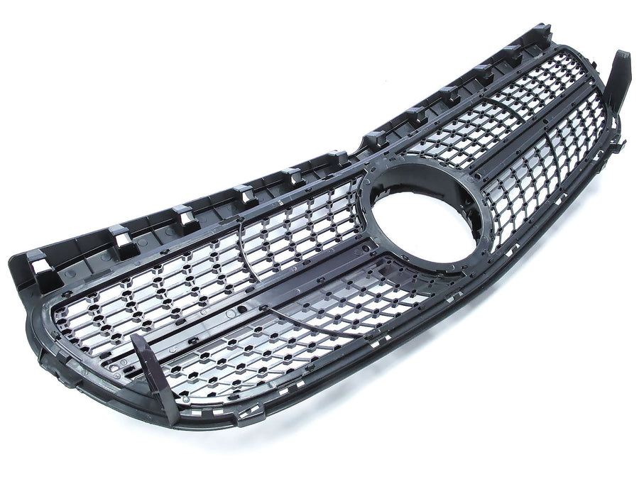 Kühlergrill Für Mercedes B-Klasse W245 - Diamond Style Frontgrill In Schwarz