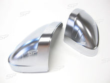 Spiegelkappen Außenspiegelkappen Alu Matt Chrom für AUDI A4 B9 Avant A5 F5 S5 OHNE SideAssist
