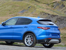 Chrom Auspuffblenden Endrohre Blende für Alfa Romeo Stelvio ab 2017 et245