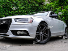 Nebelscheinwerfer Waben Gitter Schwarz für Audi A4 B8 B8.5 Serienstoßstange 2012-2015