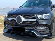 Stoßstange Spoiler Lippe Frontspoiler Schwarz für Mercedes GLE W167 C167 AMG Line 19-23 ohne ABE