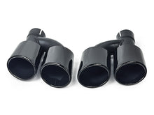 Schwarz Heckdiffusor Auspuffblenden Diffusor für Audi A5 F5 S Line 2017-2020 vor-facelift