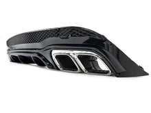 Schwarz Diffusor Chrom Auspuff für Mercedes-Benz E Kl. C207 A207 AMG Line 13-16