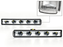 Scheinwerfer Abdeckungen Rahmen MIT E-Zeichen Tagfahrlicht Schwarz für Mercedes G-Klasse W463 1990-2012 ed32