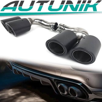 Carbon Auspuff Auspuffblenden Endrohre für Porsche Cayenne PO536 9YA 2018+ et326