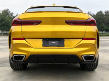 3-teilig Schwarz Diffusor Heckdiffusor  für BMW X6 G06 M Paket 2019+ OHNE ABE
