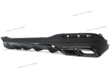 Heckdiffusor Diffusor Auspuff Schwarz für Mercedes GLE W166 SUV AMG Line MOPF 15-18