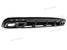 S63 Optik Diffusor Auspuff Schwarz für Mercedes C217 A217 AMG Line MOPF 17-20