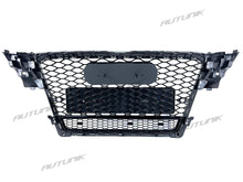 RS4 Optik Wabengrill Kühlergrill Frontgrill Schwarz für AUDI A4 B8 Grill Limo Avant 2007 - 2011 fg197