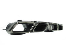 Schwarz Heckdiffusor Endrohre für Mercedes GLS X166 AMG Line 15-19 OHNE ABE