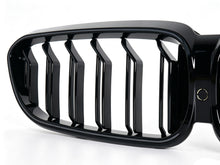 Schwarz LED Kühlergrill Grill Frontgrill für BMW 5er G30 G31 2017-2020 vor LCI