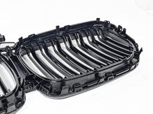 LED Grill Kühlergrill Nieren Doppelsteg Schwarz für BMW X5 G05 2018-2023