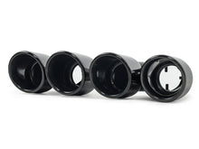 Zu 60-63mm Endrohre Auspuffblenden Schwarz Glanz für BMW G42 G20 G21 G22 G23 G26