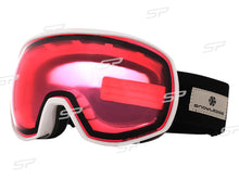 Autunik UV-Schutz Skibrille Anti-Nebel Schneebrille Winddicht SKi Goggles mit OTG-Design für Brillenträger Damen und Herren HB-09
