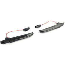 LED Seitenblinker Schwarz Mit E-Prüfzeichen Passend für BMW 1er M Coupe E82 M5 F10 X5M E70 X6M E71