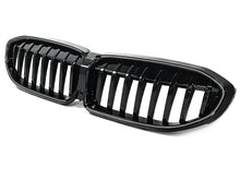 Schwarz LED Kühlergrill Grill Frontgrill für BMW 3er G20 G21 2019-2022 vor LCI