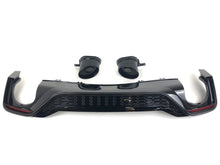 Sport Diffusor Heckdiffusor Auspuffblende Schwarz für Audi A5 F5 S Line 2020+