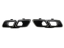 Schwarz Heckdiffusor Endrohre für Mercedes GLS X166 AMG Line 15-19 OHNE ABE