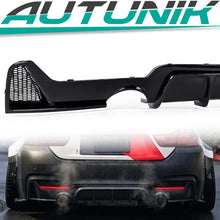 Schwarz Glanz Diffusor Heckdiffusor für BMW 4er F32 F33 F36 M Paket 13-20 OHNE ABE