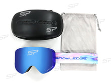 UV-Schutz Skibrille Anti-Nebel Schneebrille Winddicht SKi Goggles mit OTG-Design für Brillenträger Damen und Herren HB-197B
