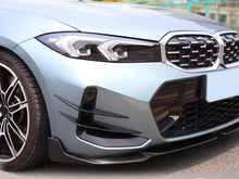 Front Stoßstange Flossen Flaps Flics Schwarz Passend für BMW 3er G20 G21 LCI 330i M340i ab 2022
