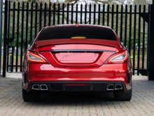CLS63 Optik Diffusor Silber Auspuff für Mercedes CLS W218 C218 AMG Line 11-17