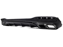 Schwarz Heckdiffusor Endrohre für Mercedes GLS X166 AMG Line 15-19 OHNE ABE