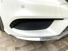 Autunik Schwarz Front Stoßstange Aero Flaps für Mercedes Benz CLS W218 C218 X218 AMG Line 2014-2018 pz61