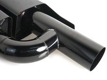 Auspuffblenden Endrohre H Eckig Schwarz für Mercedes CLS C219 W218 C218 W221 S63 E63 AMG