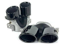 Schwarz Endrohre Auspuff Blenden für Mercedes W177 V177 CLA X118 C118 GLA H247 GLB X247 NUR A35 A45