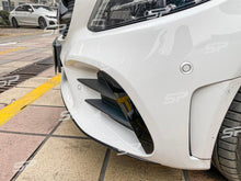 Front Stoßstange Flics Aero Flossen Flaps für Mercedes Benz C Klasse W205 C205 A205 AMG Line Modf 2018+ pz12