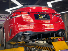 Diffusor Schwarz Auspuffblenden für Mercedes A-Klasse V177 Limo AMG Line ab 2018 OHNE ABE